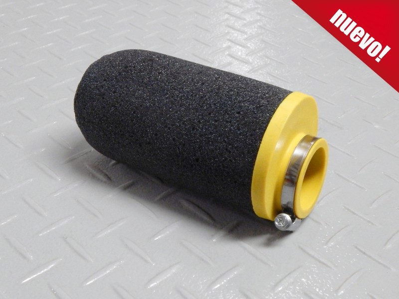 Filtro Aire Recto Boca Desplazada &oslash; 43 mm 150 x 85 C/Resorte