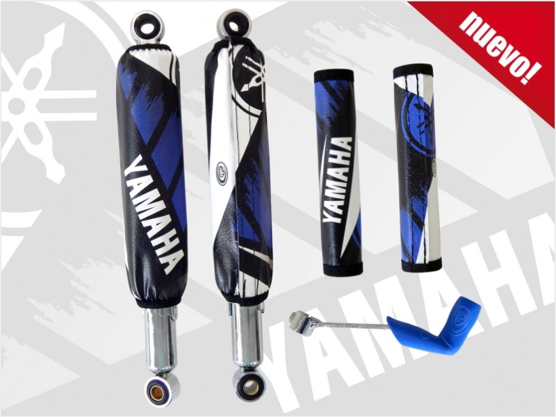 Kit Cubre Amortiguador YAMAHA + Cubre Barral + Capuch&oacute;n Cambios