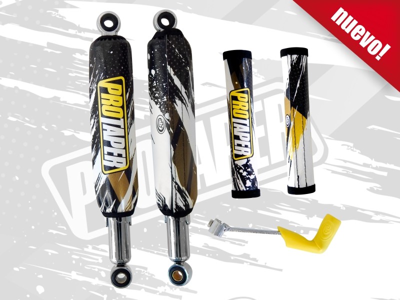 Kit Cubre Amortiguador PROTAPER + Cubre Barral + Capuch&oacute;n Cambios