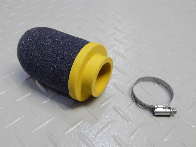 Filtro Aire Recto Boca &oslash; 35 mm 100 x 75 C/Resorte