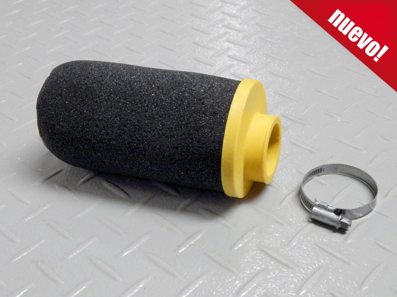 Filtro Aire Recto Boca Desplazada &oslash; 39 mm 150 x 85 C/Resorte